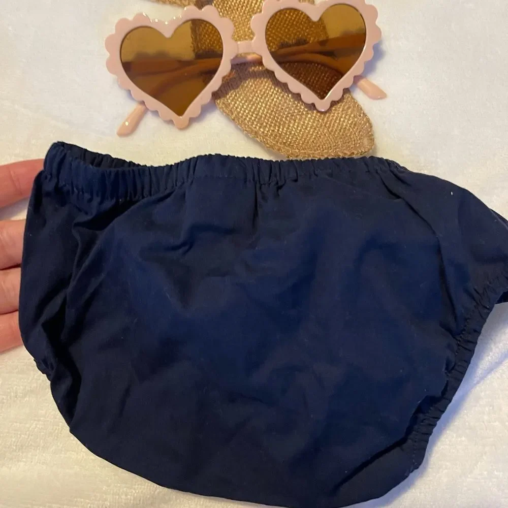 🪩 Navy blue diaper cover | size 6 months